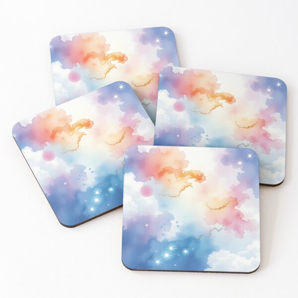 Item preview, Nebula-Inspired Watercolor Scene designed and sold by sharon1210.