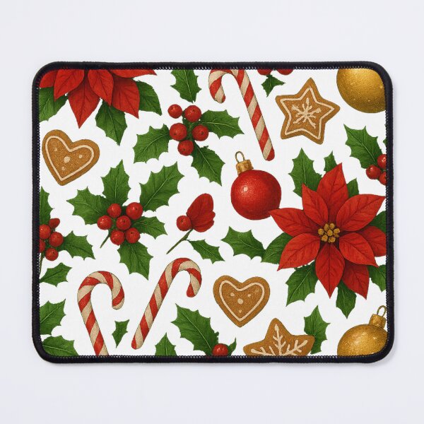 Item preview, festive elegant poinsettia designed and sold by MiciiDesign.