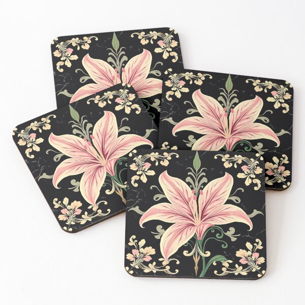 Item preview, Lily with Art Deco Floral Patterns designed and sold by sharon1210.