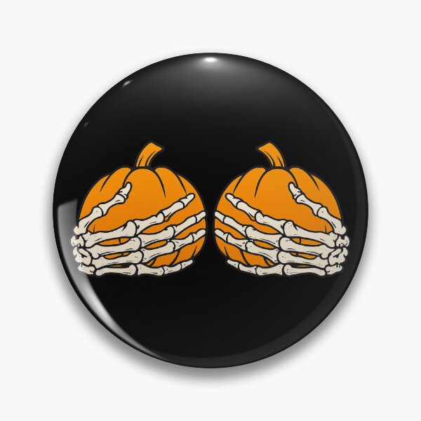 Item preview, Pumpkin Boobs Hands Skeleton designed and sold by Nelloo12.