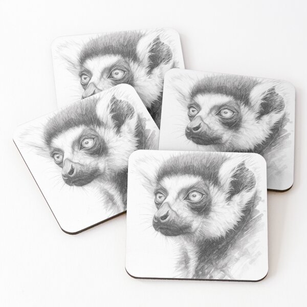 Item preview, Lemur Pencil Sketch designed and sold by Leon Woods Pencil Art.