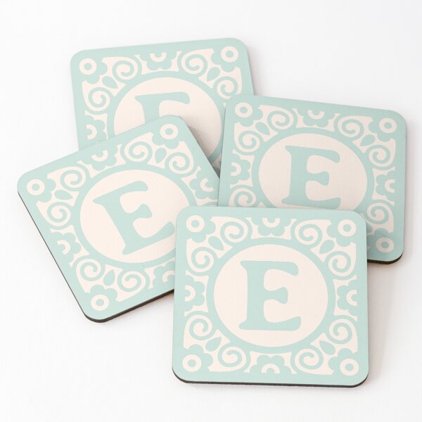 Item preview, LETTER BLOCK MINT - E designed and sold by purplepixel.
