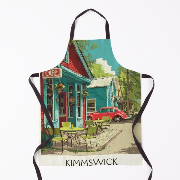 Item preview, Kimmswick Missouri Vintage Travel Poster | Quaint Town Art Print | Mississippi River Decor designed and sold by TuncGK.