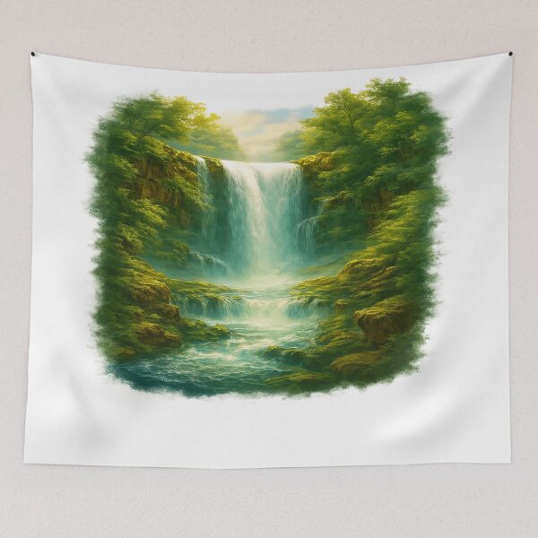Item preview, Mystic Cascade – Waterfall Serenity designed and sold by ZeMa-JA.