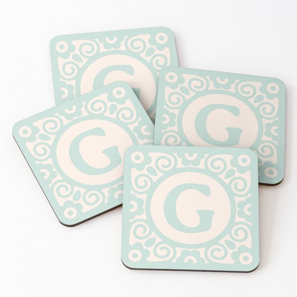 Item preview, LETTER BLOCK MINT - G designed and sold by purplepixel.