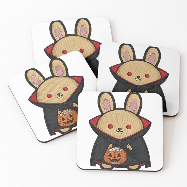 Item preview, Halloween Bunny Vampire Costume Cute Spooky Rabbit Trick or Treat Pumpkin designed and sold by ArtDesignTp.