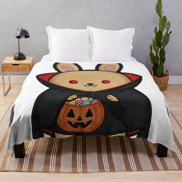 Item preview, Halloween Bunny Vampire Costume Cute Spooky Rabbit Trick or Treat Pumpkin designed and sold by ArtDesignTp.