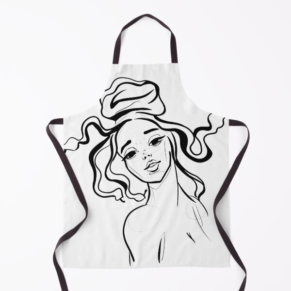 Item preview, Medusa minimalist cartoon mythology goddess  designed and sold by Laynaasa.