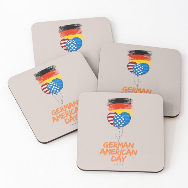 Item preview, German American Day 2025 – Friendship Celebration Flag Balloon Design designed and sold by trendplusco.