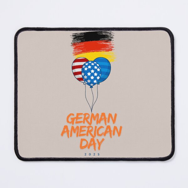 Item preview, German American Day 2025 – Friendship Celebration Flag Balloon Design designed and sold by trendplusco.