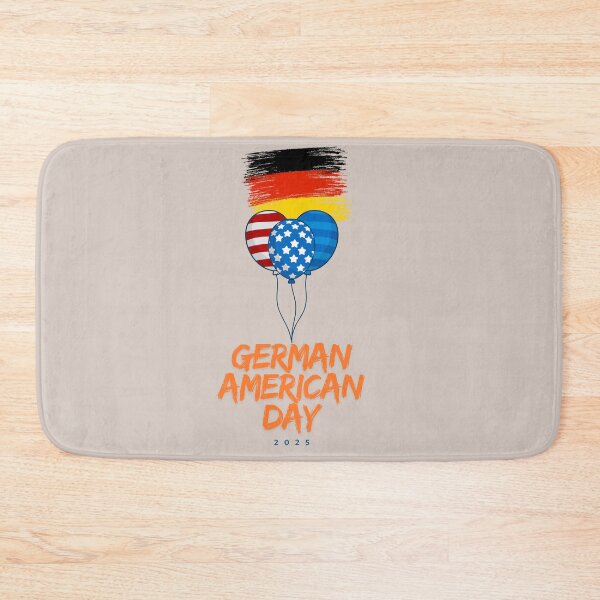 Item preview, German American Day 2025 – Friendship Celebration Flag Balloon Design designed and sold by trendplusco.