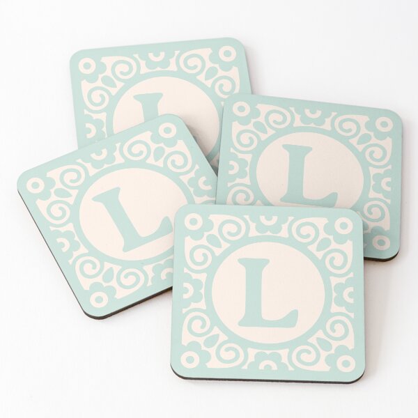 Item preview, LETTER BLOCK MINT - L designed and sold by purplepixel.