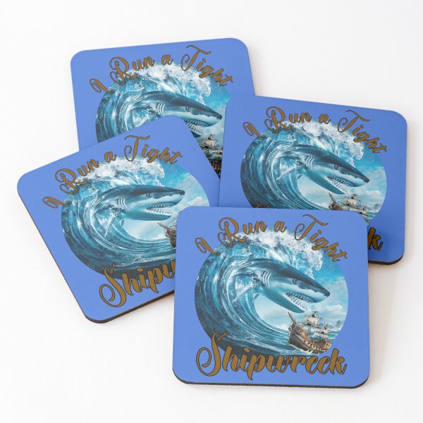 Item preview, I Run a Tight Shipwreck Art designed and sold by Doodle-Bloom.