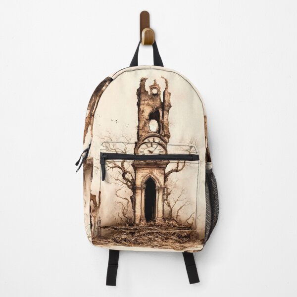 Item preview, Whispers of Time: Overgrown Clock Tower designed and sold by LanaGustavsson.