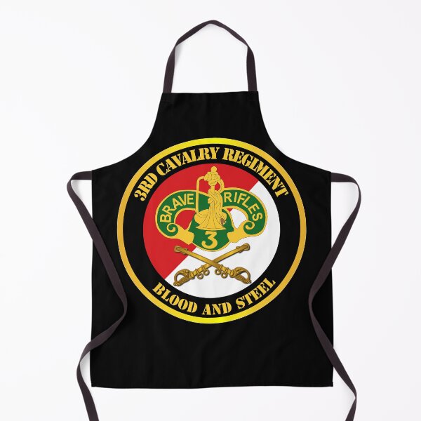 Item preview, Army - 3rd Cavalry Regiment DUI - Red White - Blood and Steel x300 designed and sold by Military Insignia Products.