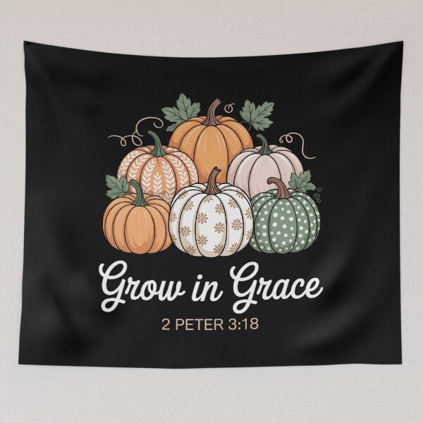 Item preview, Pumpkins Fall Thanksgiving Christian Religious designed and sold by aidenpier.