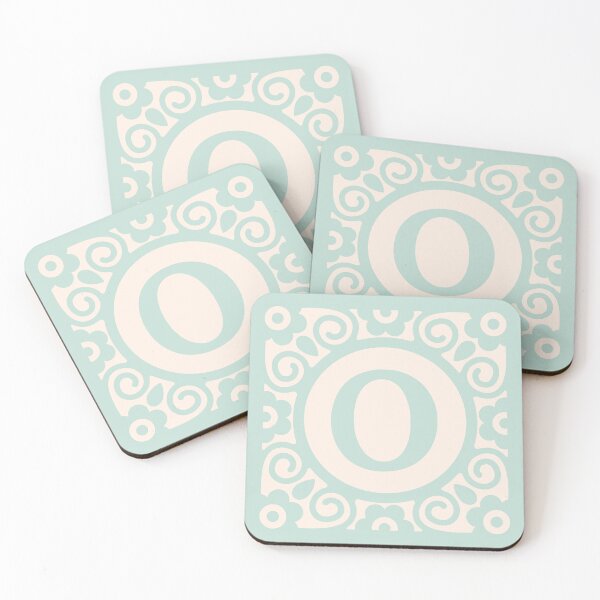 Item preview, LETTER BLOCK MINT - O designed and sold by purplepixel.
