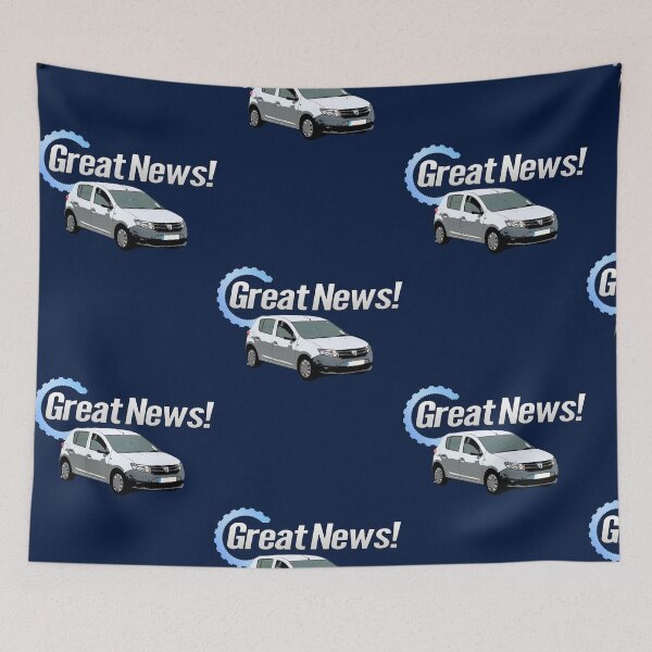 Item preview, Great News! Dacia Sandero  designed and sold by FelixGumby.