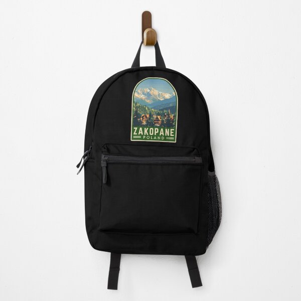 Item preview, Zakopane in Tatra Mountains, Poland Vintage Travel Art Emblem designed and sold by MaateoDesign.