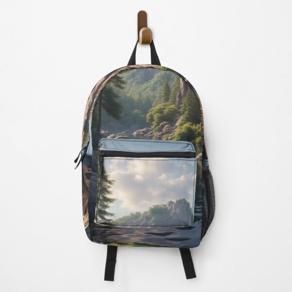 Item preview, “Majestic Flow – River Beneath Towering Stones designed and sold by NaomiRut.