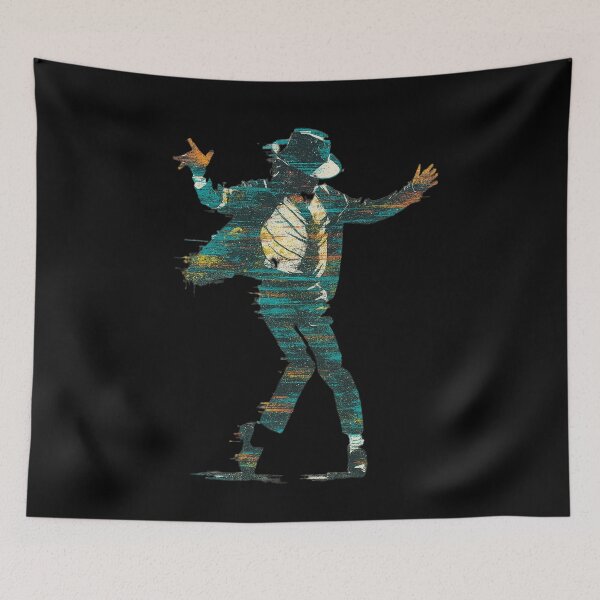 Aperçu de l'œuvre Glitch de Moonwalker — Hommage à Michael Jackson créée et vendue par AddictiveDesign.