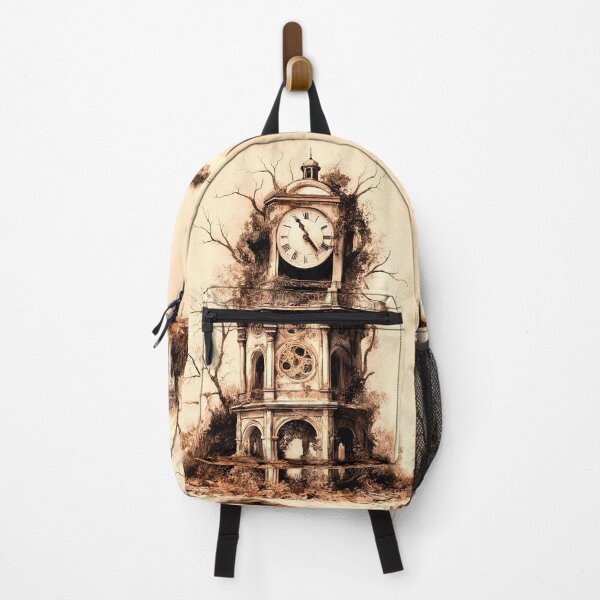Item preview, Whispers of Time: Overgrown Clock Tower designed and sold by LanaGustavsson.
