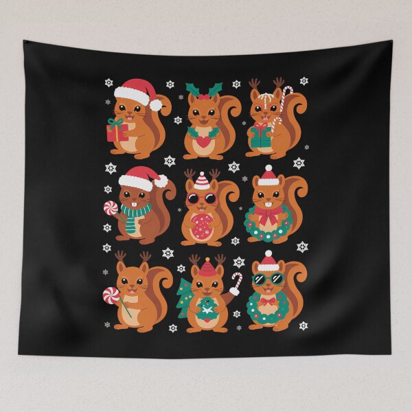 Item preview, Squirrel Christmas Funny Squirrel Lovers Xmas designed and sold by aidenpier.