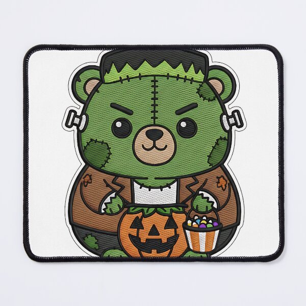 Item preview, Halloween Bear Frankenstein Costume Cute Spooky Monster Trick or Treat Pumpkin designed and sold by ArtDesignTp.