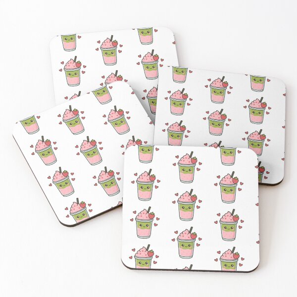 Item preview, Cute Kawaii Bubble Tea Sticker – Strawberry Milk Boba Drink Aesthetic designed and sold by mirozeliea.