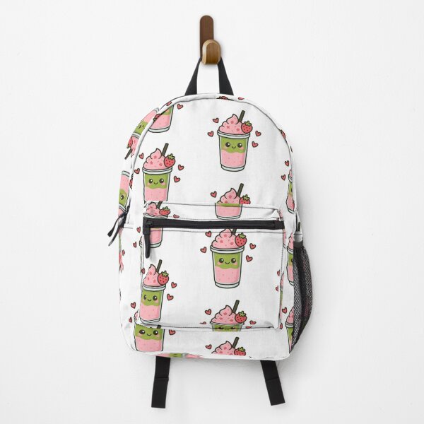 Item preview, Cute Kawaii Bubble Tea Sticker – Strawberry Milk Boba Drink Aesthetic designed and sold by mirozeliea.