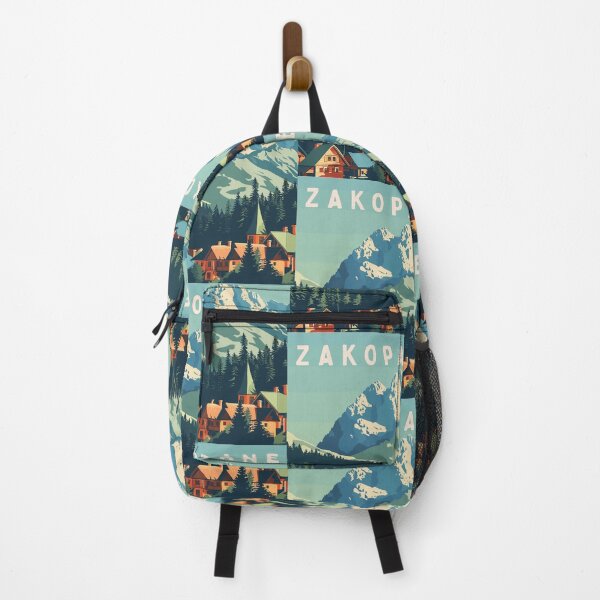 Item preview, Zakopane in Tatra Mountains Poland, Vintage Art Travel Landscape designed and sold by MaateoDesign.
