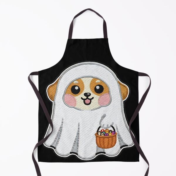 Item preview, Halloween Dog Ghost Costume Cute Spooky Puppy Trick or Treat Pumpkin designed and sold by ArtDesignTp.