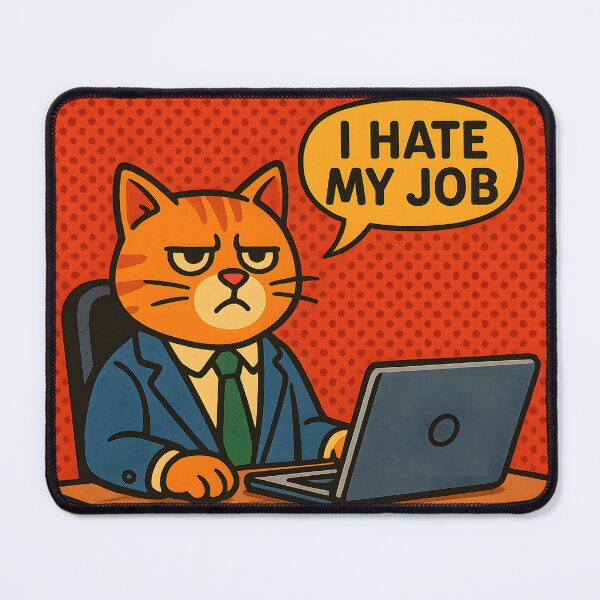 Item preview, Morning Coffee Cat – Cute Orange Kitty with Big Mug designed and sold by RICHYON.