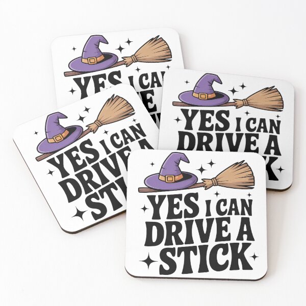 Item preview, Funny Witch - Yes I Can Drive a Stick designed and sold by Jaanussar.
