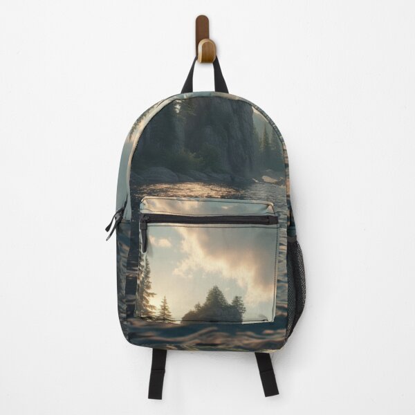Item preview, Mountain Silence – River Beneath the Frozen Peak designed and sold by NaomiRut.