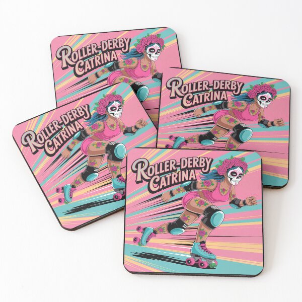 Item preview, Roller Derby Catrina • Skull Fiesta Fun designed and sold by Blok45.