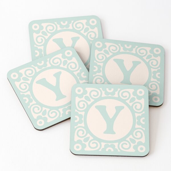 Item preview, LETTER BLOCK MINT - Y designed and sold by purplepixel.
