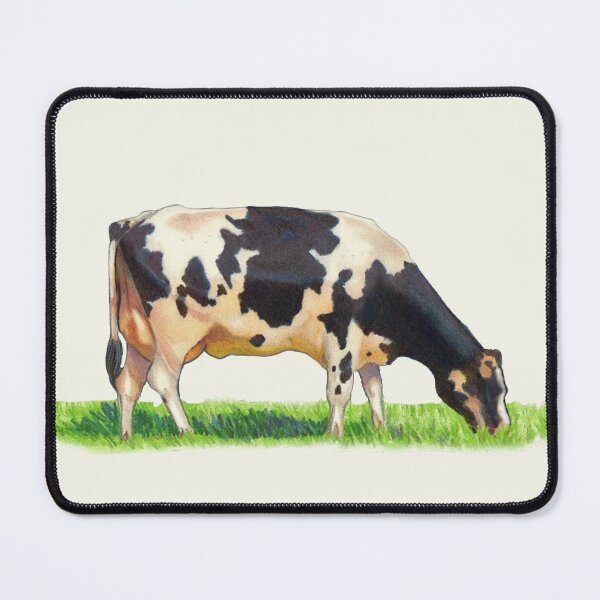 Item preview, Holstein Dairy Cow Drawing, Grazing Bovine designed and sold by JoyfulWhimsy.