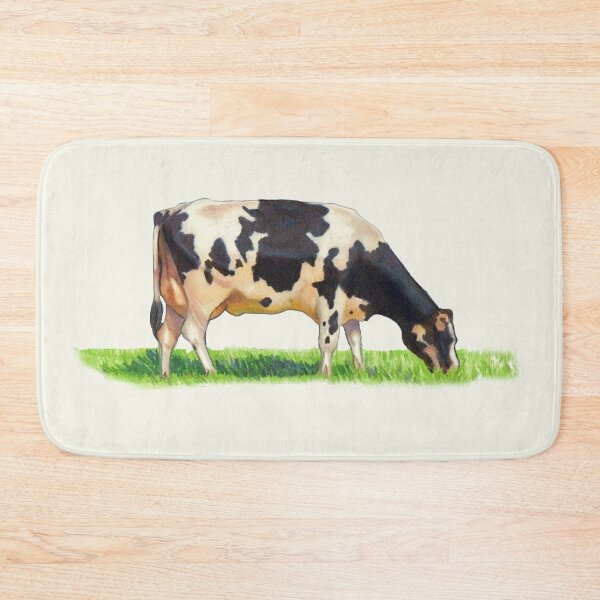 Item preview, Holstein Dairy Cow Drawing, Grazing Bovine designed and sold by JoyfulWhimsy.