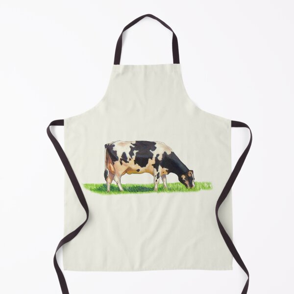 Item preview, Holstein Dairy Cow Drawing, Grazing Bovine designed and sold by JoyfulWhimsy.