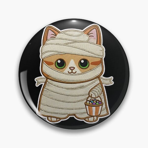 Item preview, Halloween Cat Mummy Costume Cute Spooky Kitty Trick or Treat Pumpkin designed and sold by ArtDesignTp.