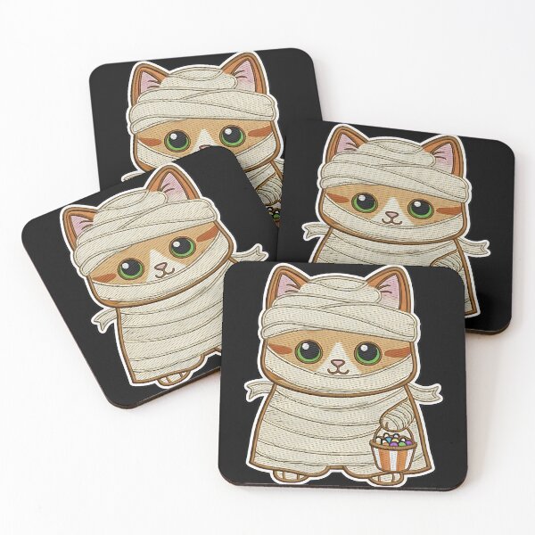 Item preview, Halloween Cat Mummy Costume Cute Spooky Kitty Trick or Treat Pumpkin designed and sold by ArtDesignTp.
