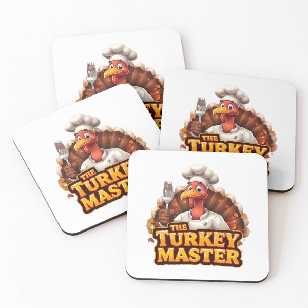Item preview, Turkey Master Chef Autumn Thanksgiving Design designed and sold by EchoPrint Co..