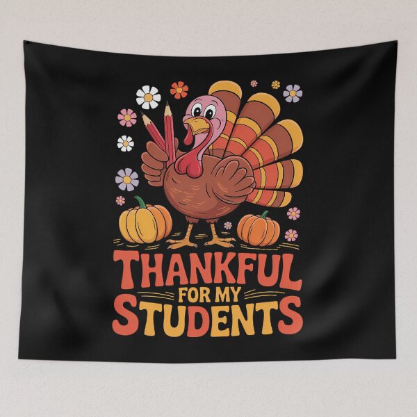 Item preview, Thankful Students Thanksgiving Fall Teacher designed and sold by aidenpier.