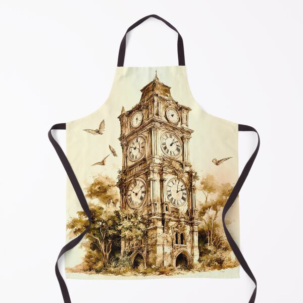 Item preview, Whispers of Time: Overgrown Clock Tower designed and sold by LanaGustavsson.