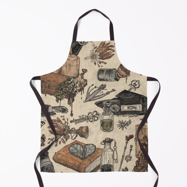 Item preview, Witch’s Study – Dark Cottagecore Pattern designed and sold by Deezyned.