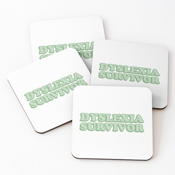 Item preview, dyslexia survivor designed and sold by wordswithfonts.