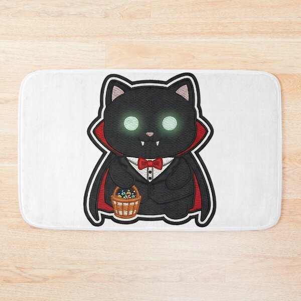 Item preview, Halloween Black Cat Vampire Costume Cute Spooky Kitty Trick or Treat Pumpkin designed and sold by ArtDesignTp.