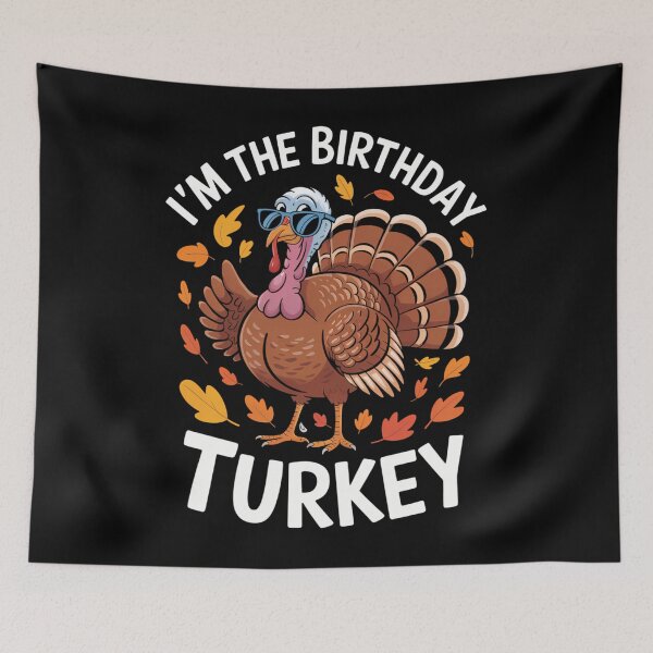 Item preview, Thanksgiving Birthday Turkey Dab Fall designed and sold by tearbytea.