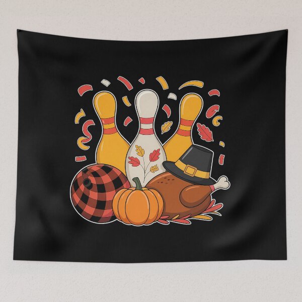 Item preview, Thanksgiving Bowling Turkey Day Fall designed and sold by tearbytea.